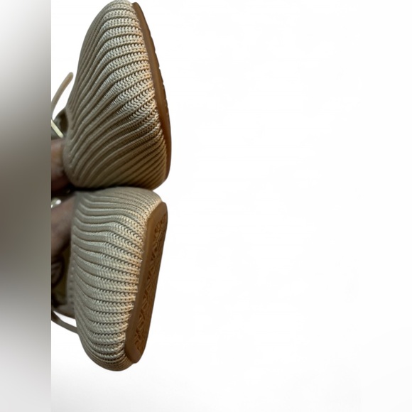 Vivaia Margot Square-Toe Mary Janes | Beige Knit | Size 39 - Picture 8 of 11